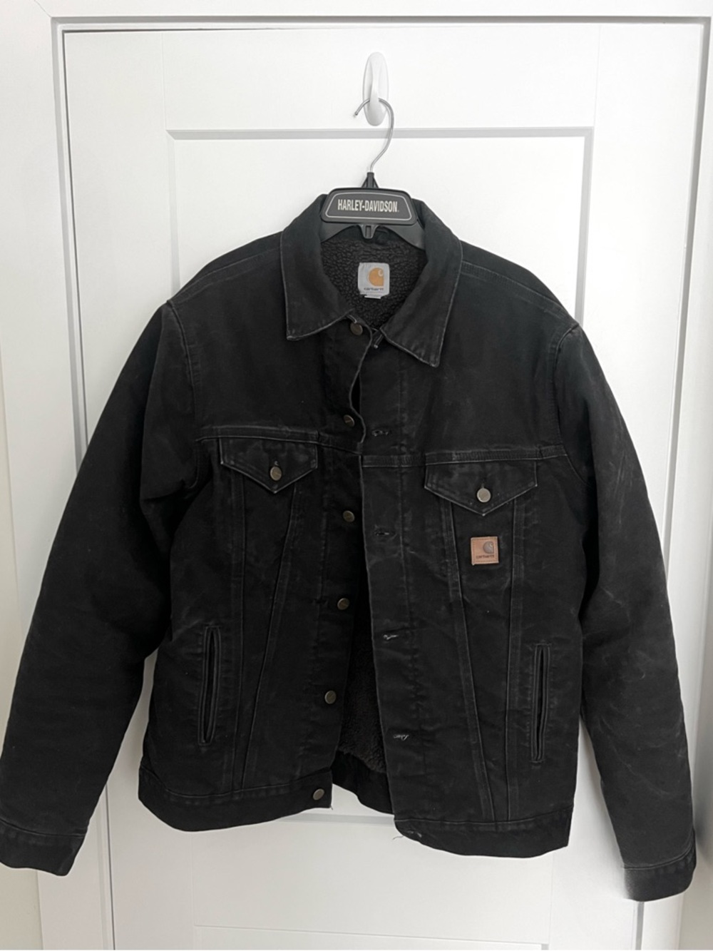 Carhartt J233 Sherpa Lined Black (Long)